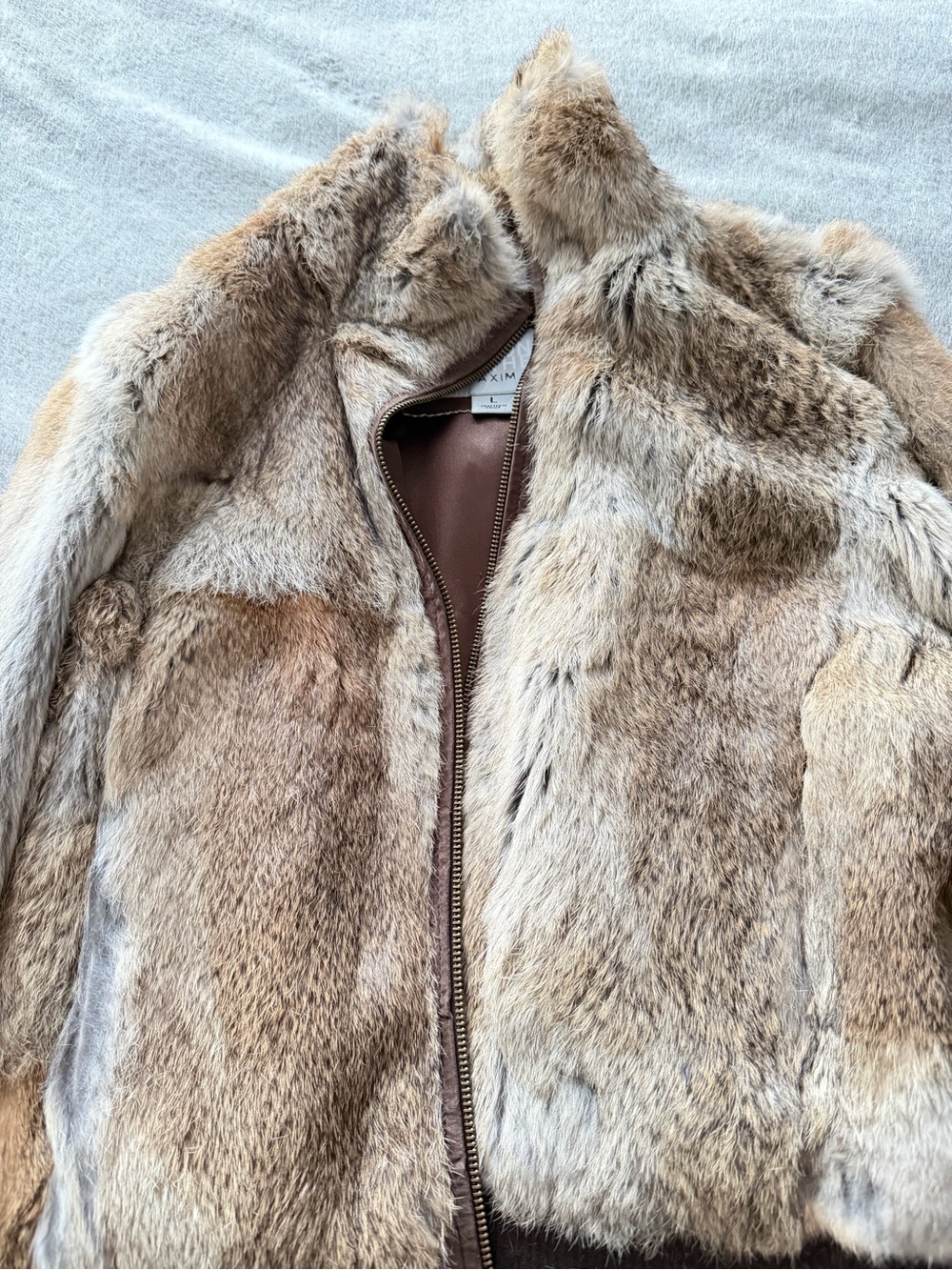 Rabbit fur jacket - Picture 2 of 5